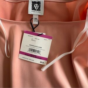 NWT Silky Blouse, Peachy Coral by ANNE KLEIN